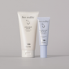 Men's Favorite Duo includes Face Reality's Antioxidant Scrub and hydraRemedy™ Gel Serum against a light background