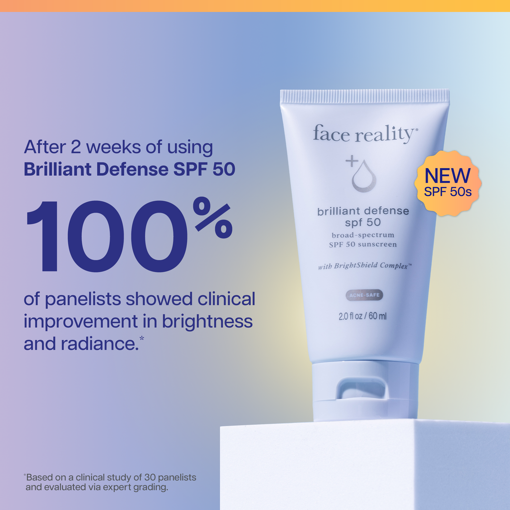 Face Reality Brilliant Defense SPF 50 facial sunscreen, product photo 2