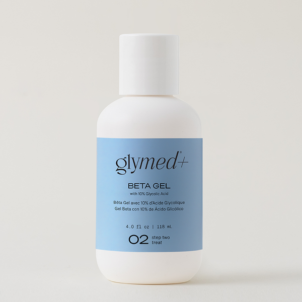 GlyMed Plus Beta Gel with 10% Glycolic Acid, a 10% glycolic acid exfoliating serum