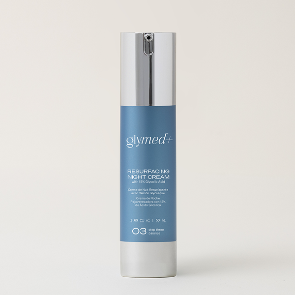 GlyMed Plus Resurfacing Night Cream with 15% Glycolic Acid, a 15% glycolic acid resurfacing night cream