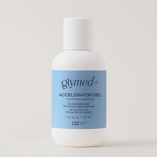 GlyMed Plus Accelerator Gel with 20% Alpha Hydroxy Acids, a 20% alpha hydroxy acid glycolic serum