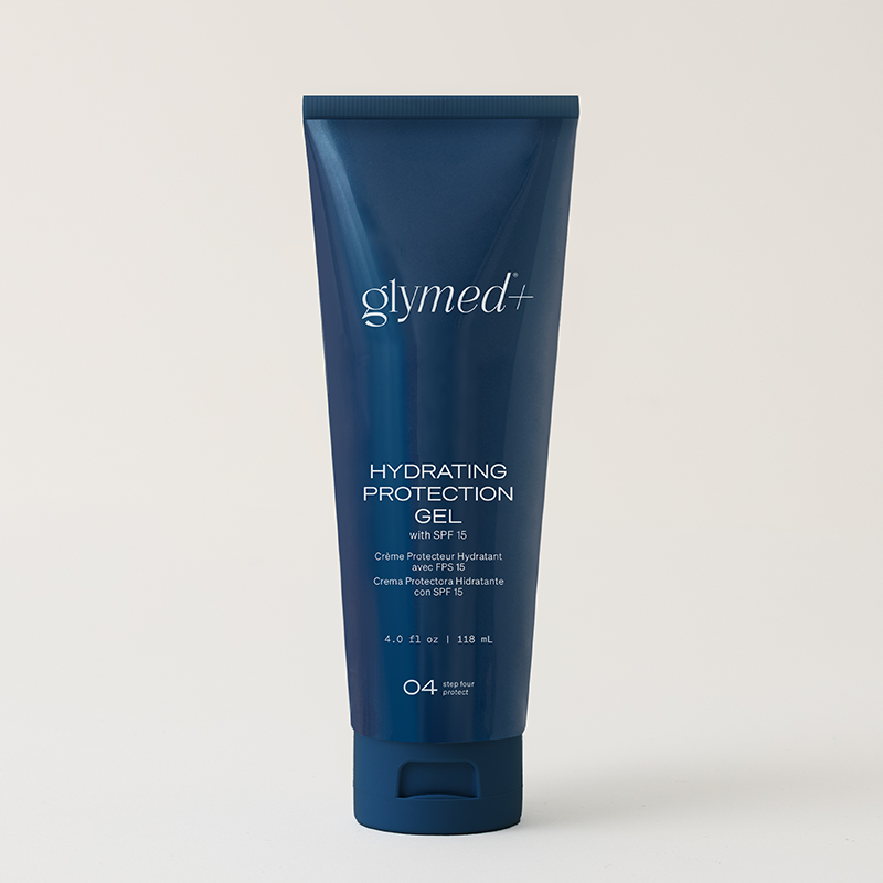 GlyMed Plus Hydrating Protection Gel with SPF 15, an ultra-light water-based SPF 15 gel sunscreen