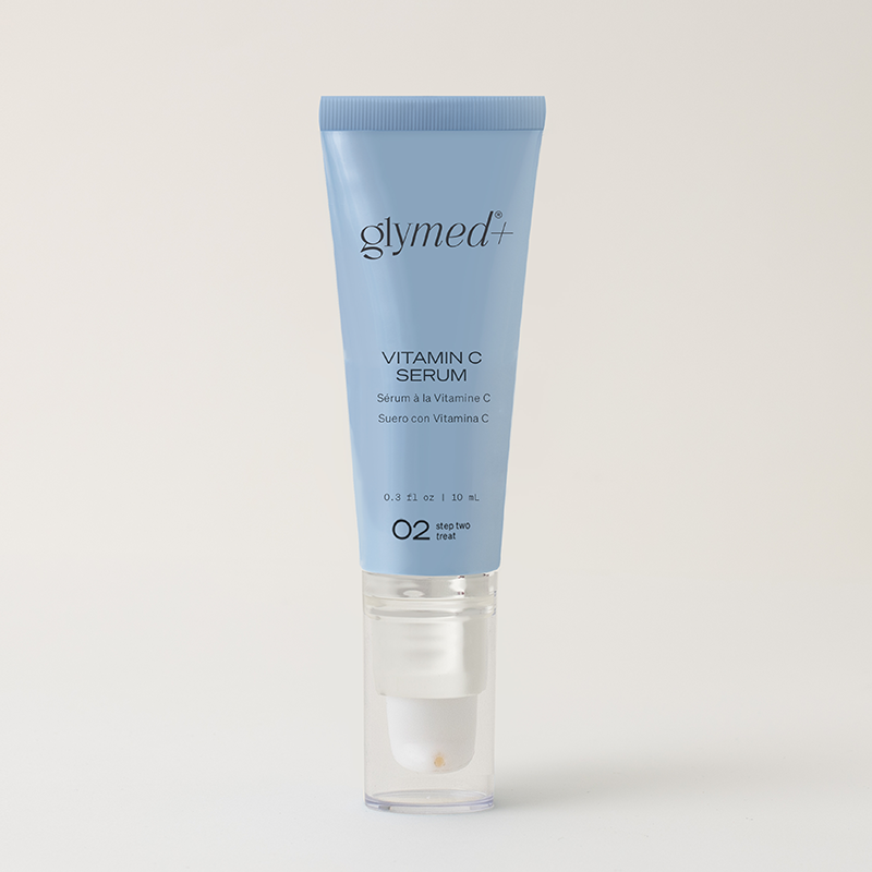 GlyMed Plus Vitamin C Serum, a concentrated vitamin C and ceramide face serum