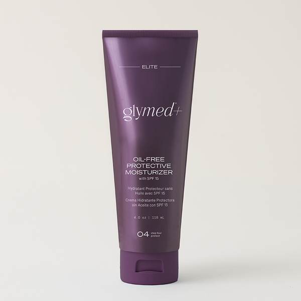 GlyMed Plus Oil-Free Protective Moisturizer with SPF 15, a lightweight oil-free SPF 15 moisturizer