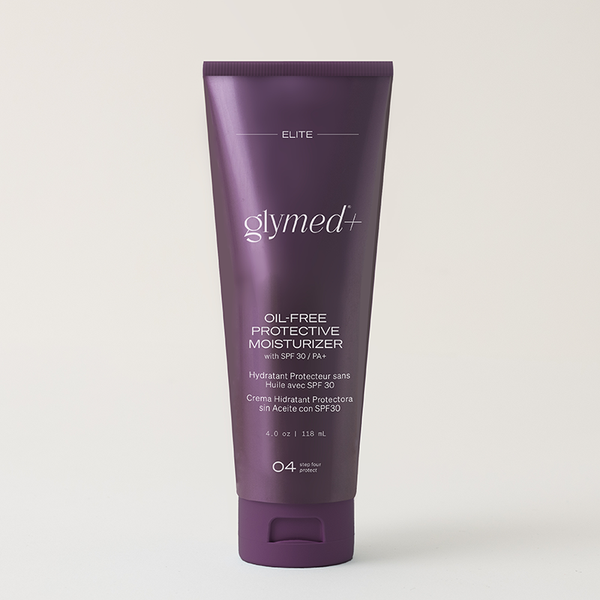 GlyMed Plus Oil-Free Protective Moisturizer with SPF 30, an oil-free broad-spectrum SPF 30 moisturizer