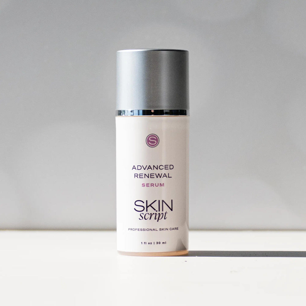 Skin Script Advanced Renewal Serum 1 oz, a retinaldehyde vitamin A night serum