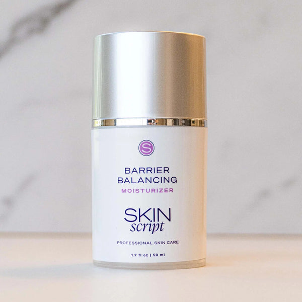 Skin Script Barrier Balancing Moisturizer 1.7 oz, a lightweight daily moisturizer