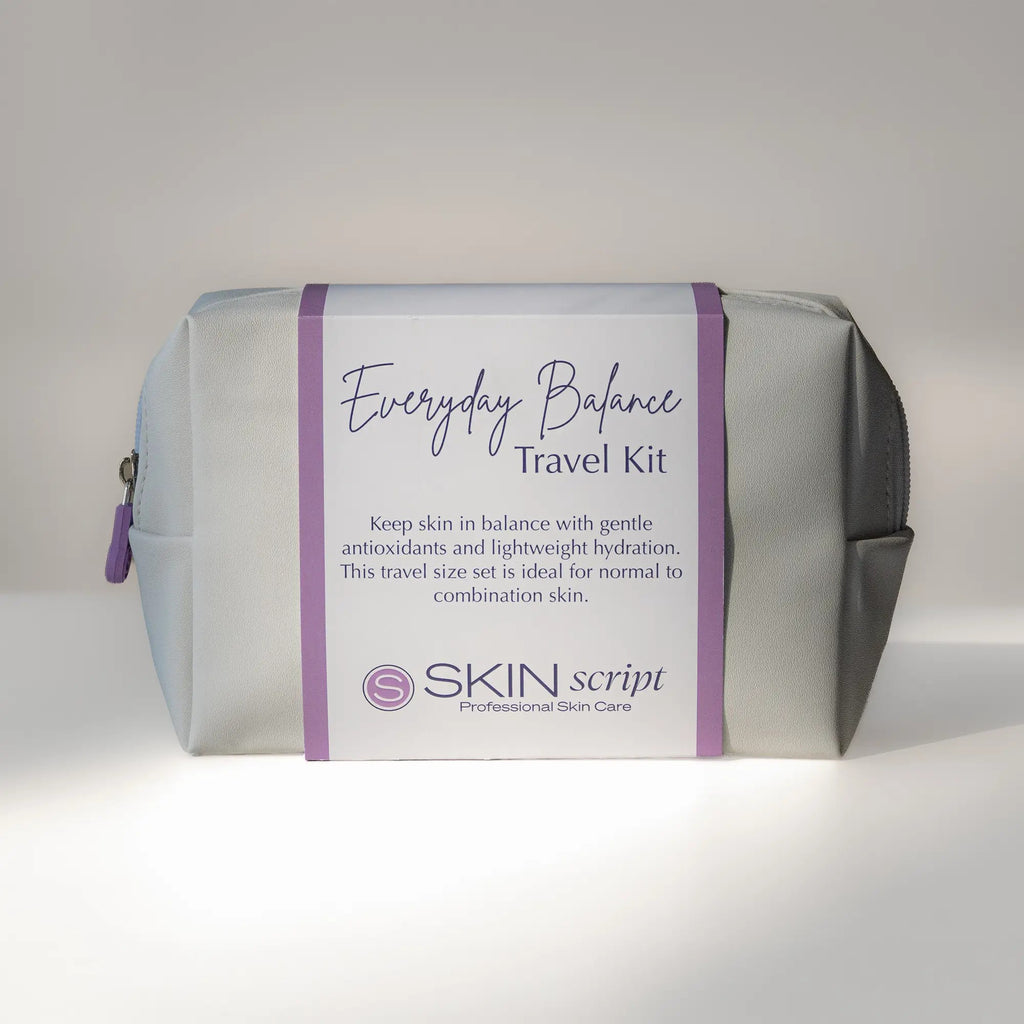 Skin Script Everyday Balance Travel Kit with Green Tea Citrus Cleanser, Cucumber Hydration Toner and Ageless Skin Moisturizer, photo 3