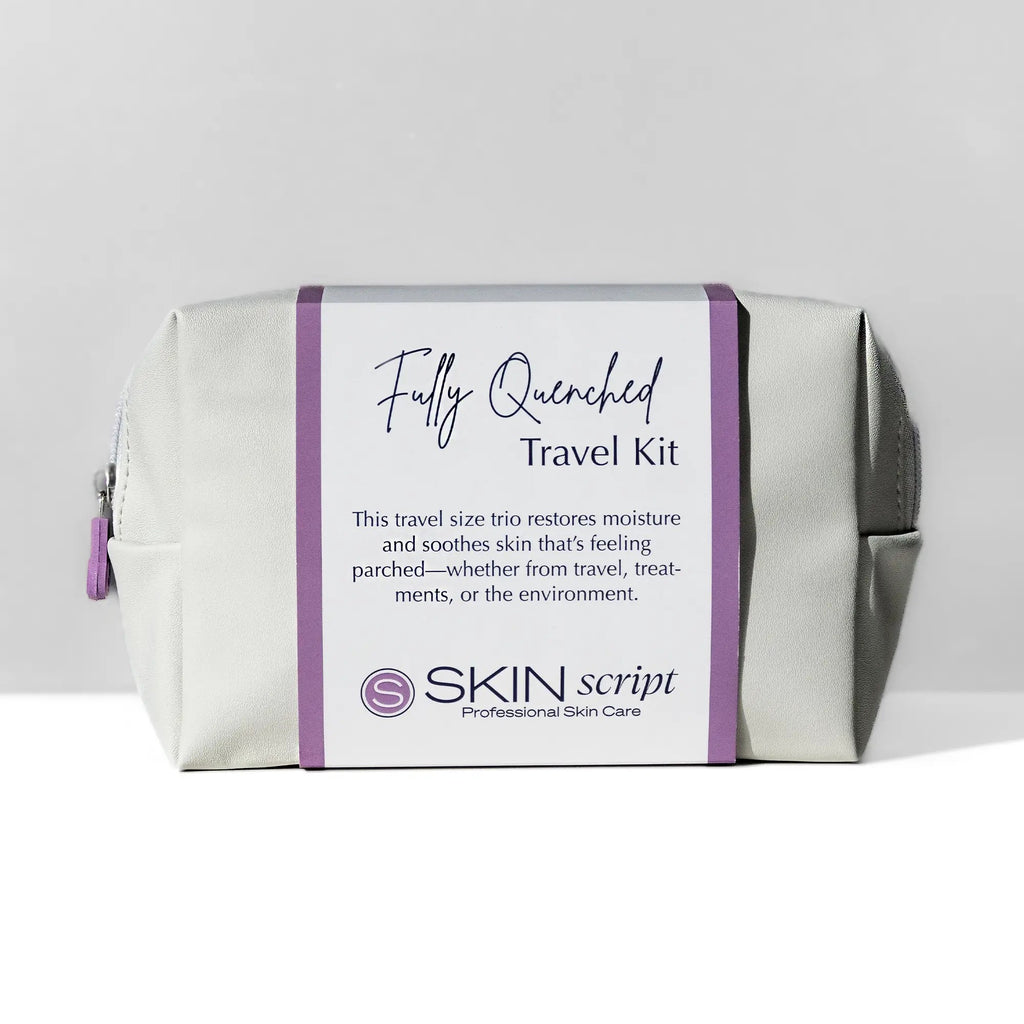 Skin Script Fully Quenched Travel Kit with Pomegranate Antioxidant Cleanser, Cucumber Hydration Toner and Hydrating Moisturizer, photo 3
