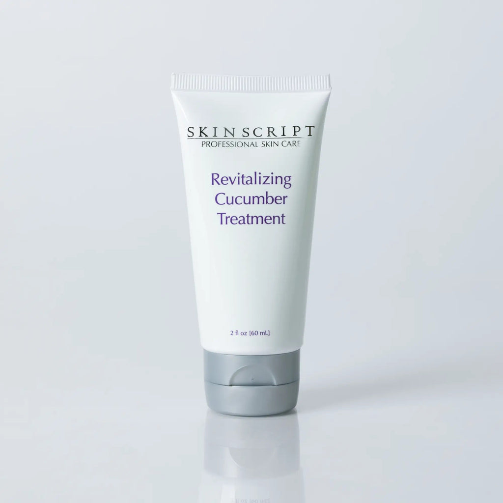 Skin Script Revitalizing Cucumber Treatment 2 oz, a cucumber enzyme exfoliating gel